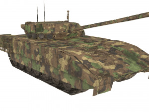 t-14 armata russian tank 3D Model
