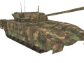 T-14 Armata Russian Tank 3D Model