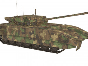 t-14 armata russian tank 3Dモデル