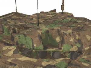 t-14 armata russian tank 3Dモデル