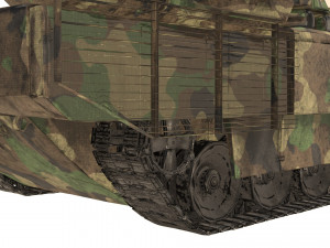 t-14 armata russian tank 3Dモデル
