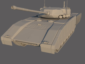 t-14 armata russian tank 3Dモデル
