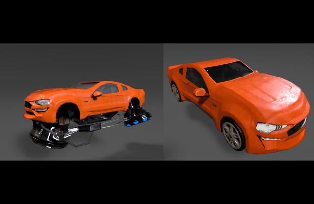 luxury car 3D-Modell .c4d .max .obj .3ds .fbx .stl .blend 