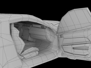 luxury car 3D Model
