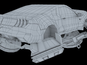 luxury car 3D-Modell