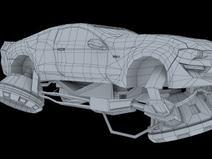 luxury car 3D-Modell