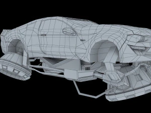 luxury car 3D Model
