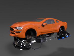 luxury car 3D-Modell