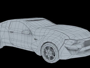 luxury car 3D Model