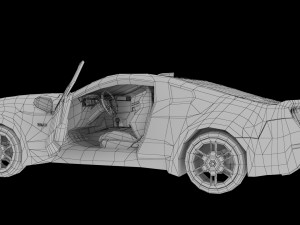 luxury car 3D-Modell