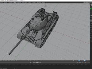 t-34-85 without textures 3D Модель