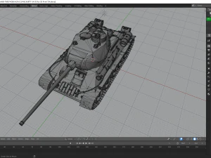 t-34-85 without textures 3D Model
