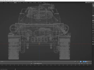 t-34-85 without textures 3D Model