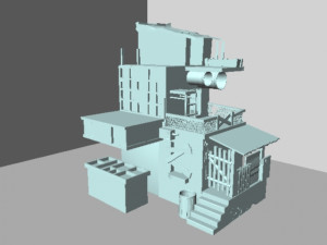 alex house 3D 模型