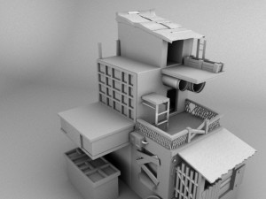 alex house 3D 模型