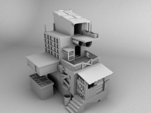 alex house 3D 模型