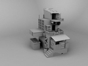 alex house 3D 模型