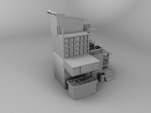 alex house 3D 模型
