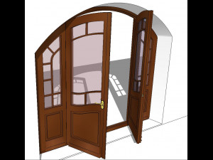 double door 3D Model