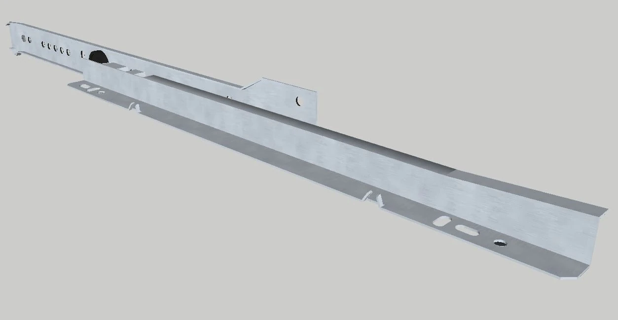 drawer slides 3D Model .c4d .max .obj .3ds .fbx .stl .blend