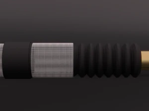 green lightsaber 3D Model