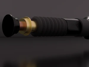 green lightsaber 3D Model
