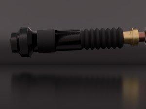 green lightsaber 3D Model