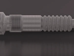 green lightsaber 3D Model