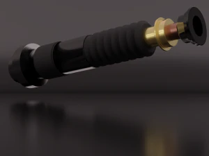 green lightsaber 3D Model