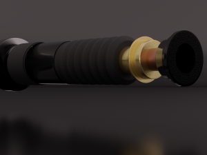 green lightsaber 3D Model
