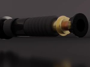 green lightsaber 3D Model