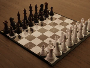 satranç takımı 3D Model