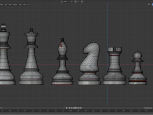 chess set 3D Model