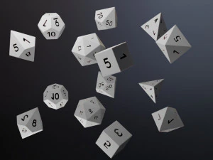 veelvlakkig dnd dobbelstenenpakket 3D Model