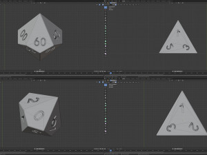 polyhedral dnd dice pack 3D मॉडल