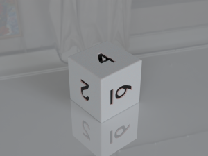 dnd dice d6 Modelo 3D