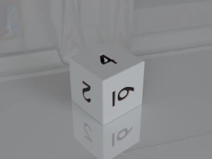 dnd dice d6 3D Model