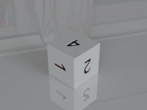 dnd dice d6 3D Model