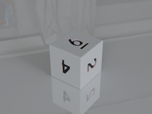 dnd dice d6 Modelo 3D