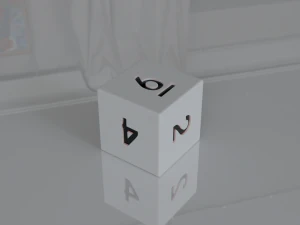 dnd dice d6 3D Model
