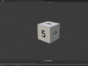 dnd dice d6 3D Model