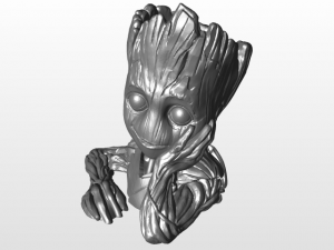 baby groot Modèles 3D en vedette