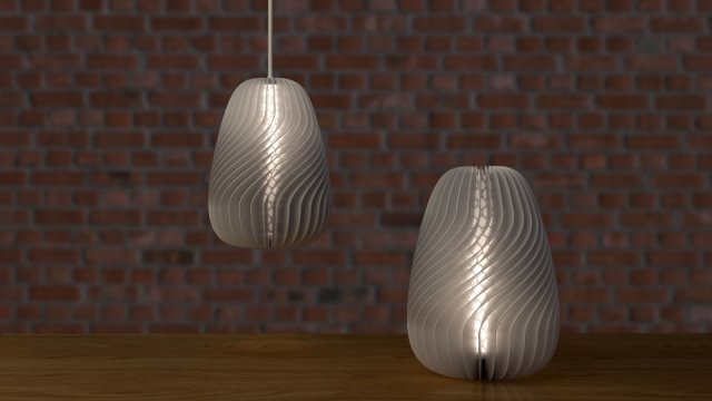 lamp 3Dプリントモデル .c4d .max .obj .3ds .fbx .stl .blend 