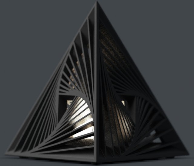 awesome desk lamp 3D-printmodel .c4d .max .obj .3ds .fbx .stl .blend 