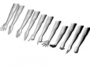 different hands 3D Принт Модель