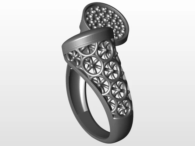 anel de ouro Modelo de Impressão 3D .c4d .max .obj .3ds .fbx .stl .blend 