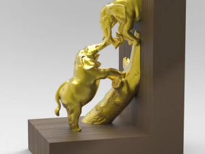 elephants 3D Print Model
