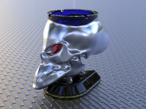 alien skull 3D Print Model
