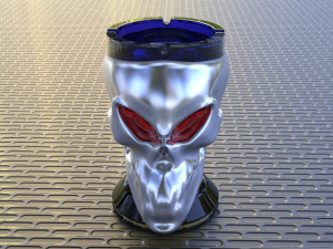 alien skull 3D Print Model