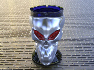 alien skull 3D Print Model